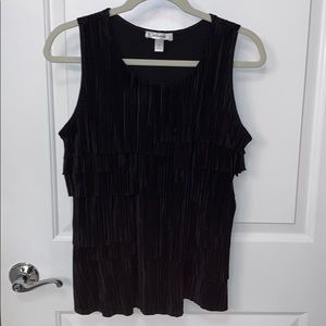 Beautiful dressbarn Flapper Style Top Sleeveless